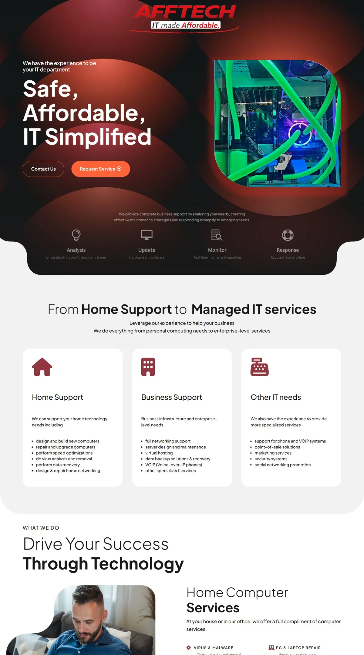 AFFTech.biz — full homepage